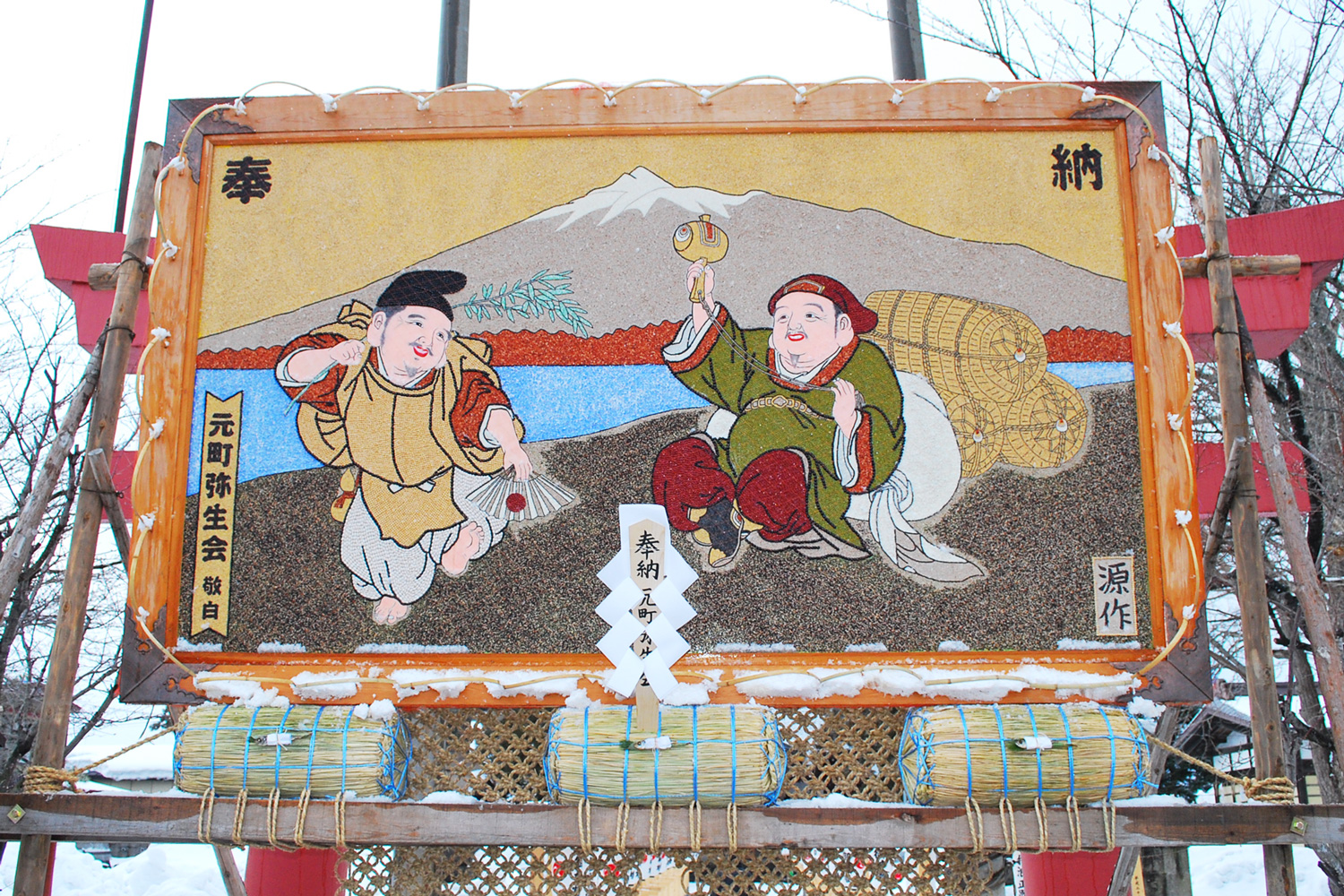 用画画来祈祷五谷丰登